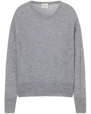 Closed Round-Neck Knitwear - Grigio