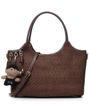 V73 Zelda Schultertasche - Braun