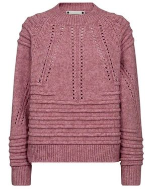co'couture Round-Neck Knitwear - Purple