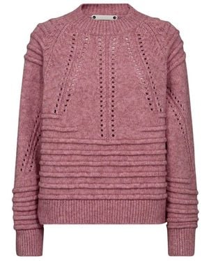 co'couture Rundhals-Strickwaren - Lila