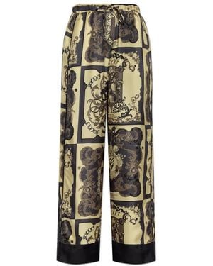 Ganni Wide Pants - Green