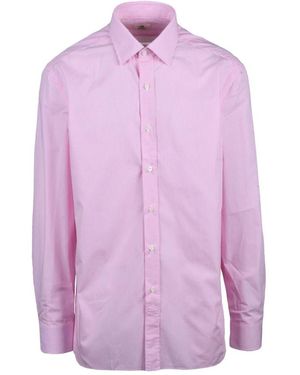 Luigi Borrelli Napoli Formal Shirts - Purple
