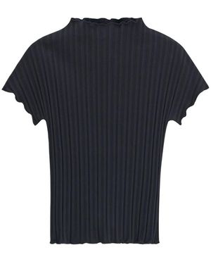Filippa K Rib Cap Sleeve Top - Blau