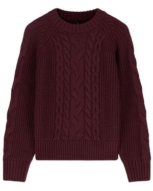 Marciano Round-Neck Knitwear - Morado