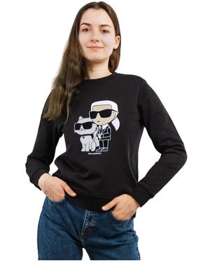 Karl Lagerfeld Ikonik 2.0 Sweatshirt - Zwart