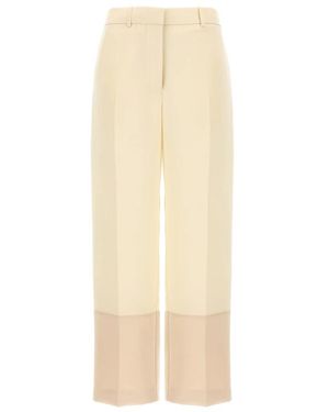 Tory Burch Wide Trousers - Neutro