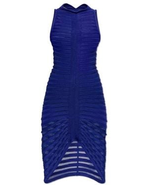 Alaïa Skelett-Kleid - Blau