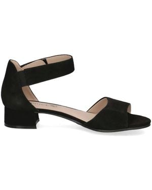 Caprice High Heel Sandals - Black