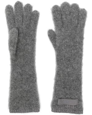 Jacquemus Accessoires ,Grijs ,Wol Les Gants Gros Grain Handschoenen