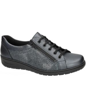 SOLIDUS Schoenen ,Grijs ,Leer 29001-20988 Kate - Zwart