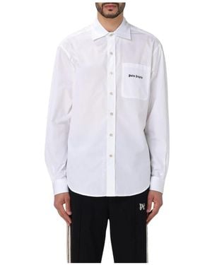 Palm Angels Casual Shirts - Bianco