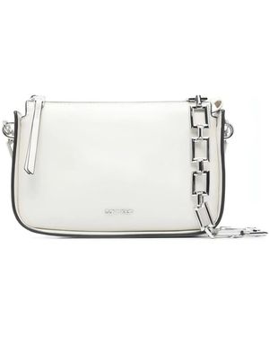 Calvin Klein Bandolera con letras del logo - Blanco
