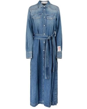 Golden Goose Shirt Dresses - Blue