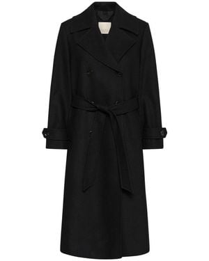 Part Two Double-Breasted Coats - Negro