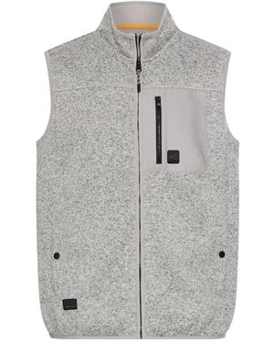 Camel Active Jassen ,Grijs ,Polyester Fleece Vest