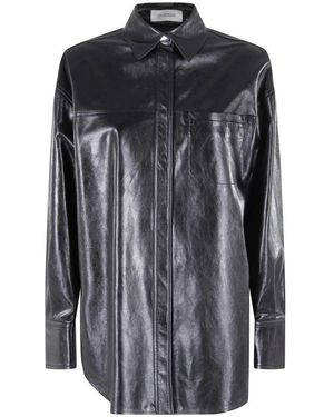 Sportmax Borel Oversized Nappa Shirt - Zwart