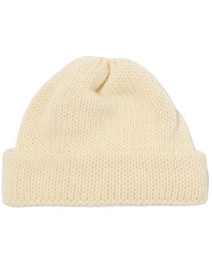 Universal Works British Wool Short Watch Cap - Naturel