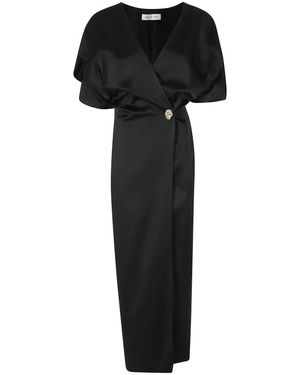 Raquel Diniz Wrap Kleider - Schwarz