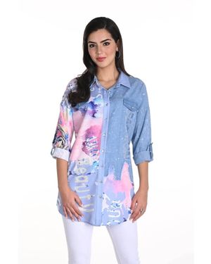 FRANK LYMAN Shirts - Blue