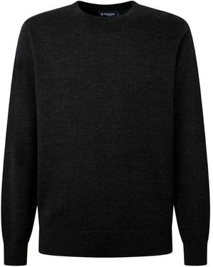 Hackett Round-Neck Knitwear - Noir