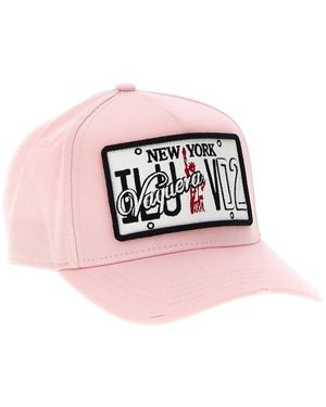 DSquared² Capsule Cotton Cap - Roze