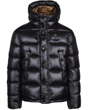 Blauer Jassen ,Zwart ,Piumino Jacket