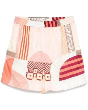 Fendi Short Shorts - Pink