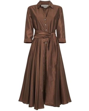 Blanca Vita Shirt Dresses - Brown