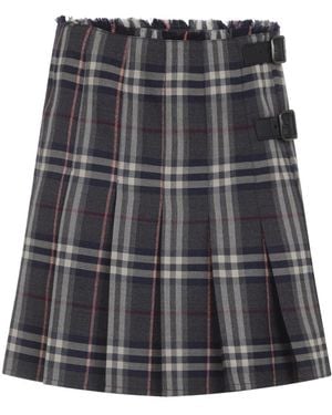 Burberry Short Skirts - Gray
