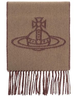Vivienne Westwood Winter Scarves - Marrone