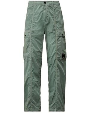 C.P. Company Straight Trousers - Green