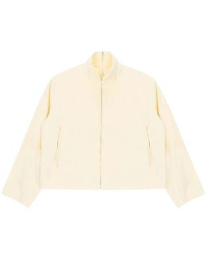 Carven High-Neck Zip Jacket - Naturel