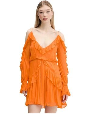 Desigual Short Dresses - Naranja