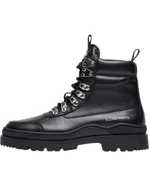 Filling Pieces Lace-Up Boots - Negro