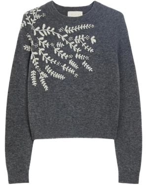 iBlues Round-Neck Knitwear - Grijs