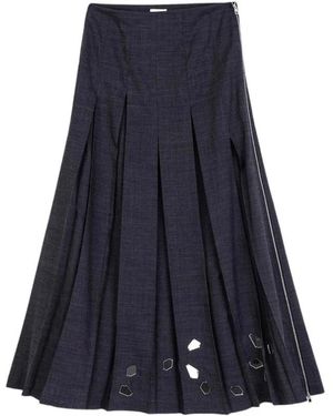 Alysi Rokken ,Zwart ,Wol Gonna Carbone Skirt - Blauw