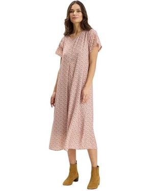 iN FRONT Kleedjes ,Roze ,Midi Jurken