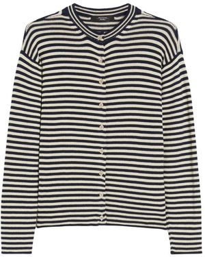 Max Mara Strickjacke Aus Glattstrick - Schwarz