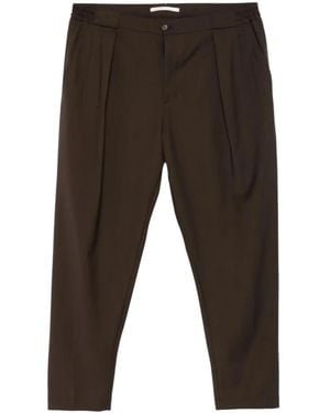 BRIGLIA Slim-Fit Trousers - Brown