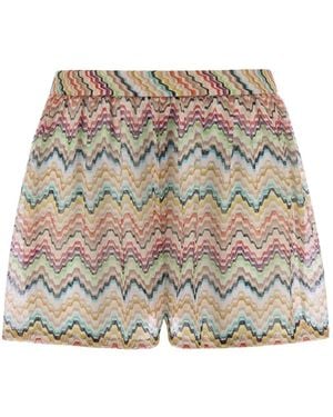 Missoni Bedruckte Shorts - Natur