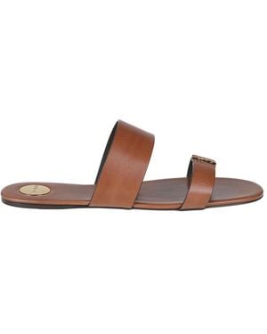Saint Laurent Sliders - Brown
