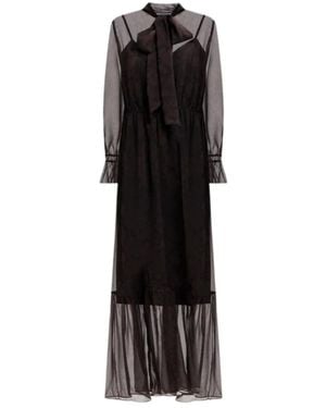 Twinset Maxi Dresses - Negro