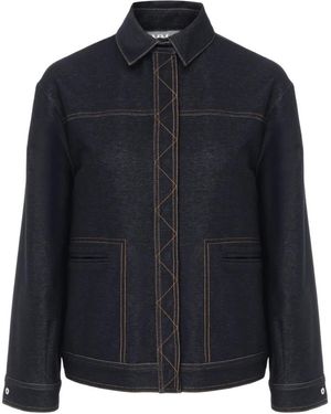 Max Mara Denim Jackets - Blauw