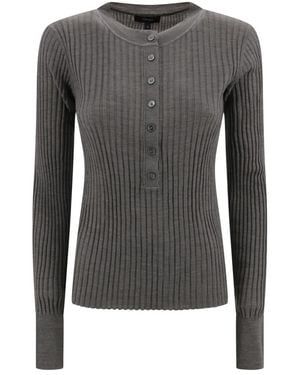 Soeur Round-Neck Knitwear - Gris
