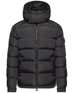 Moncler Jassen ,Blauw ,Down Jassen - Zwart