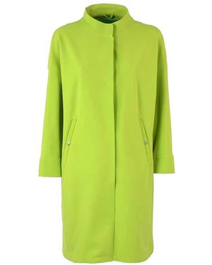 Herno Single-Breasted Coats - Green
