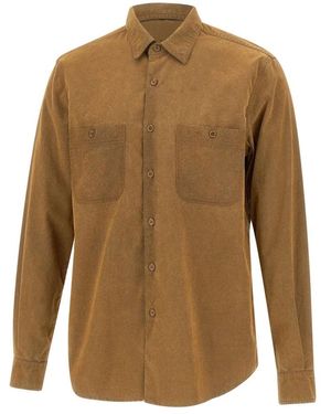 Aspesi Leather Jackets - Marron
