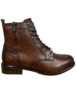 Remonte Schoenen ,Bruin ,Leer Lace-Up Boots