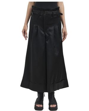 Junya Watanabe Pantalone Met Ceintuur - Zwart