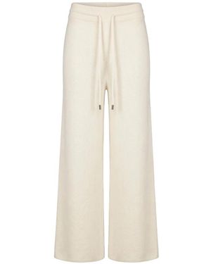 Moorer Broeken ,Wol Loose Lightweight Pants - Naturel